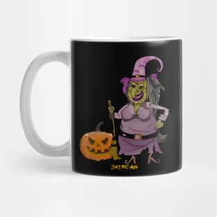 Halloween witch pumpkin spooky fall autumn T-Shirt Mug Apparel Hoodie Sticker Gift Salem Mug